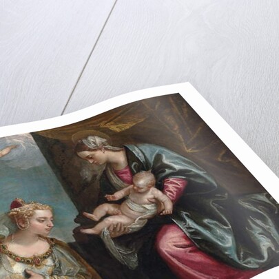 Allegory of the City of Venice Adoring the Madonna and Child by Veronese