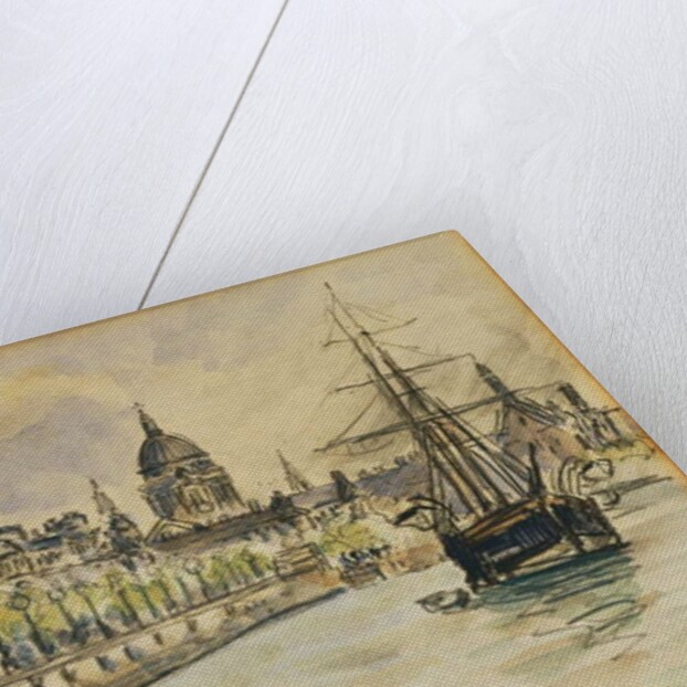 London, St. Paul's Cathedral, 1890 by Camille Pissarro