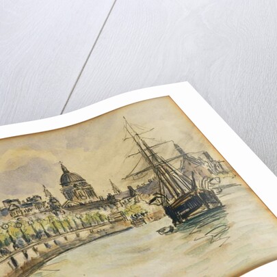 London, St. Paul's Cathedral, 1890 by Camille Pissarro