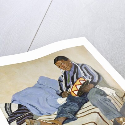 A Singing Indian by Walter Ufer