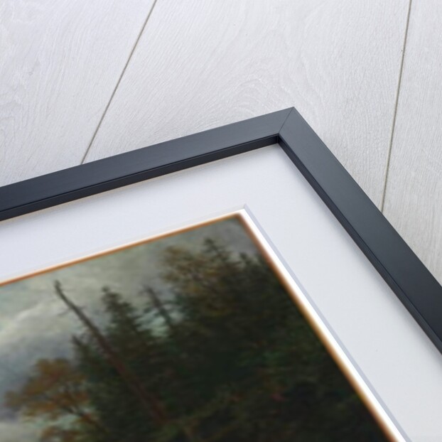 Island in the Lake by Albert Bierstadt