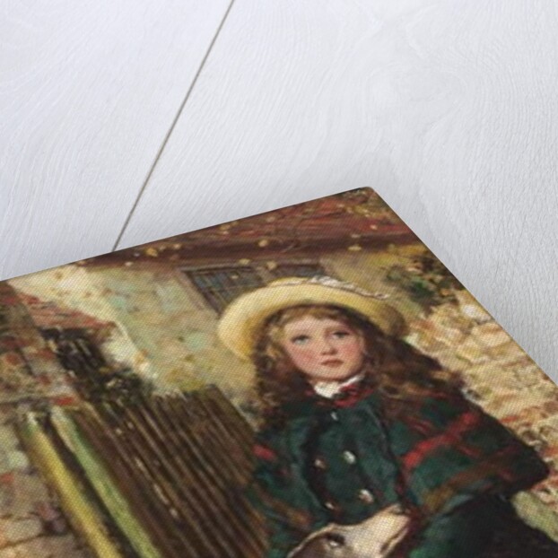 At the garden gate, 1887 by Briton Riviere