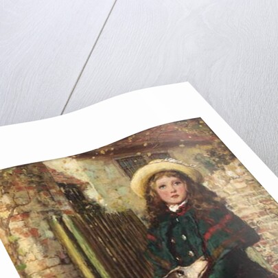 At the garden gate, 1887 by Briton Riviere