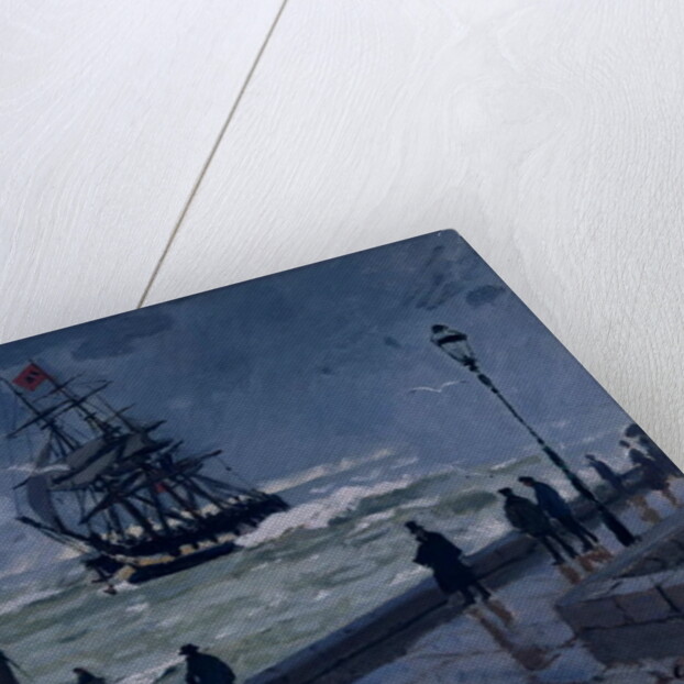 The Jetty at Le Havre, Bad Weather, 1870 by Claude Monet