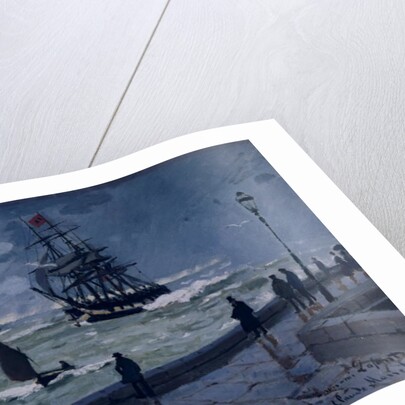 The Jetty at Le Havre, Bad Weather, 1870 by Claude Monet