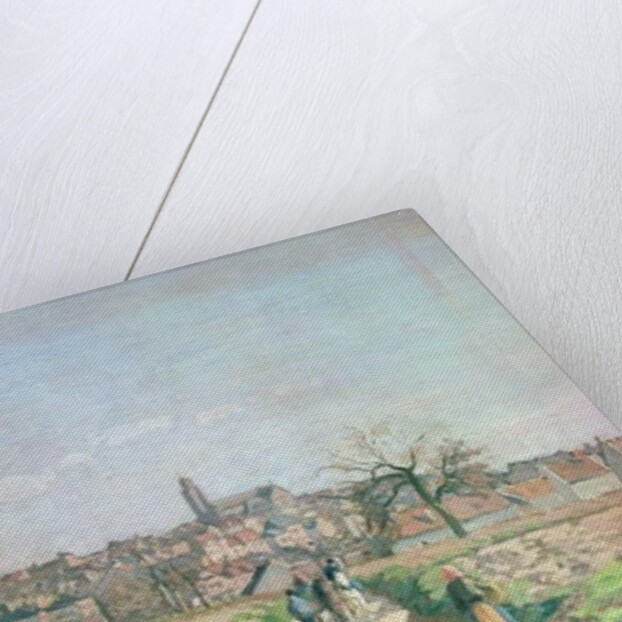 View of Pontoise, 1873 by Camille Pissarro