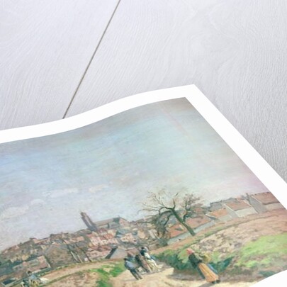 View of Pontoise, 1873 by Camille Pissarro