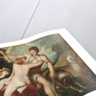 Venus and Adonis by Titian