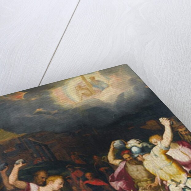 The Stoning of Saint Stephen by Orazio Samacchini