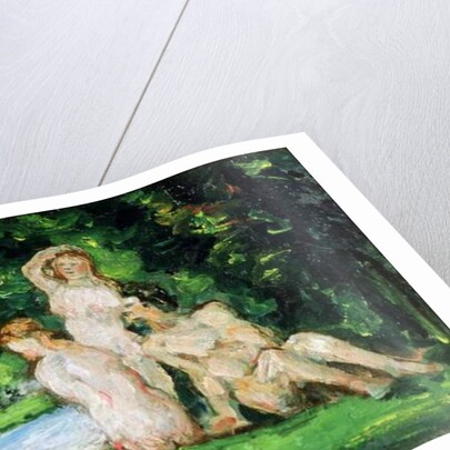 Bathers, Male and Female by Paul Cezanne