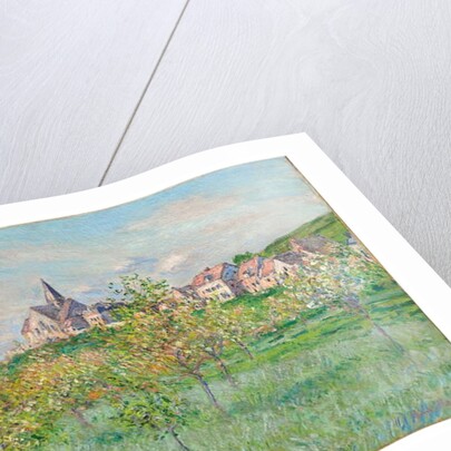 Printemps à Giverny, effet d'après-midi, 1885 by Claude Monet