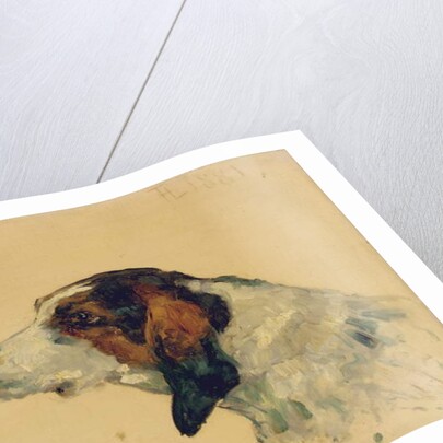 Chien de chasse, 1881 by Henri de Toulouse-Lautrec