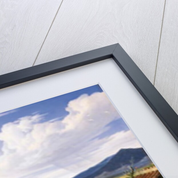 Tiber landscape with cheerful country folk, 1817 by Joseph Anton Koch