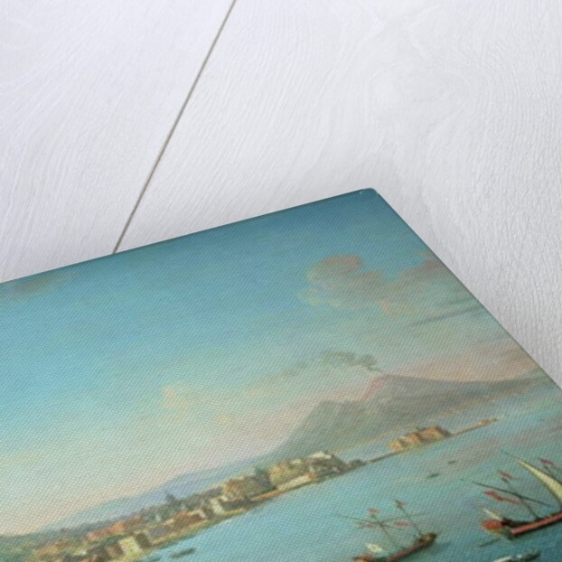 Naples from the Bay, with Mt. Vesuvius in the Background by Antonio Joli