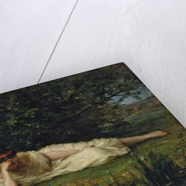 Study at the water's edge, 1864 by Berthe Morisot