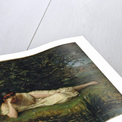 Study at the water's edge, 1864 by Berthe Morisot