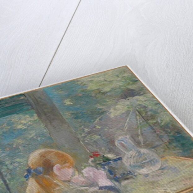 Dans la véranda, 1884 by Berthe Morisot
