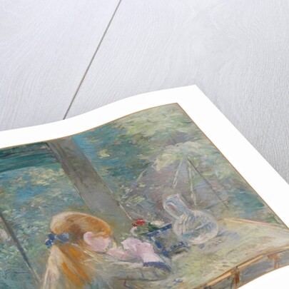 Dans la véranda, 1884 by Berthe Morisot