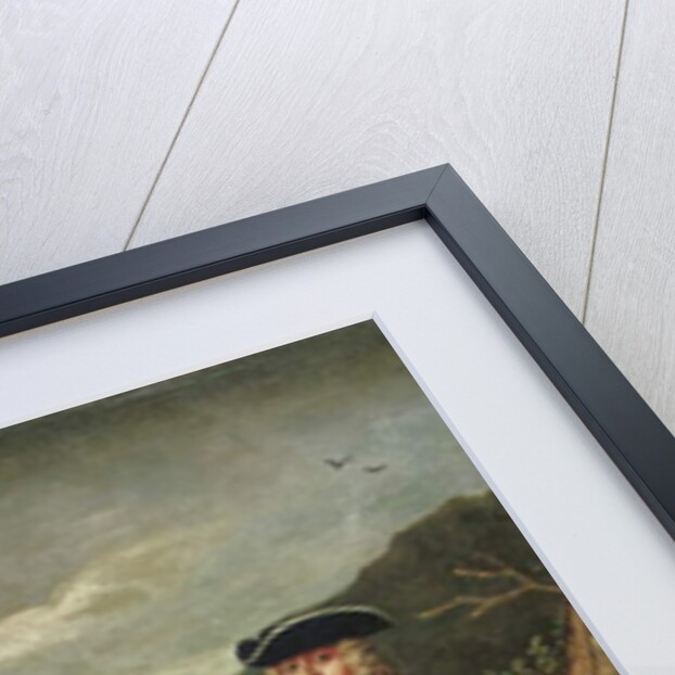 Edward, Lord Seymour, with his horse, groom and dogs, in a landscape by John Wootton