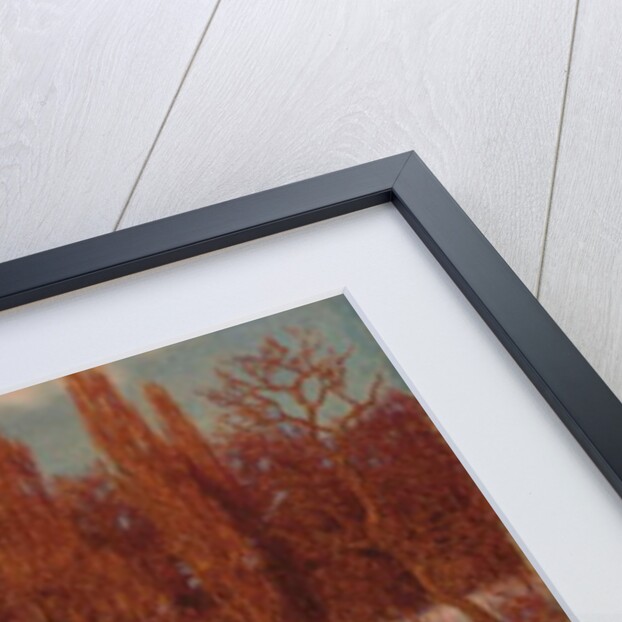 Winter Landscape at Dusk by Ivan Fedorovich Choultse