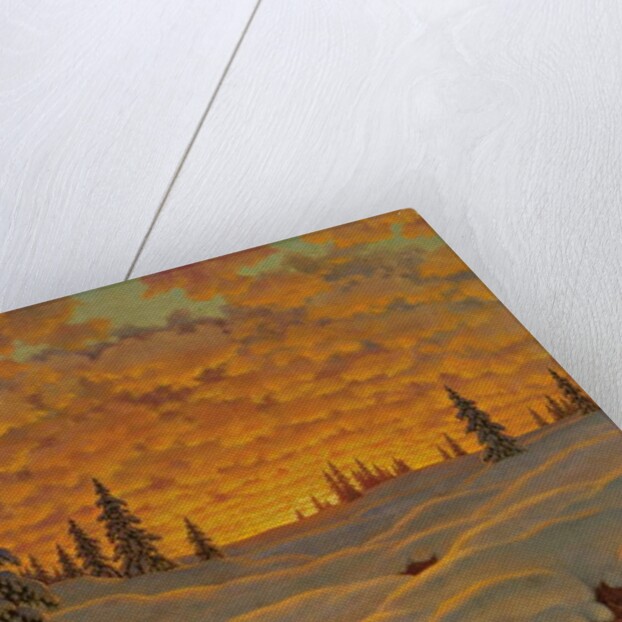 Sunset in Finland by Ivan Fedorovich Choultse