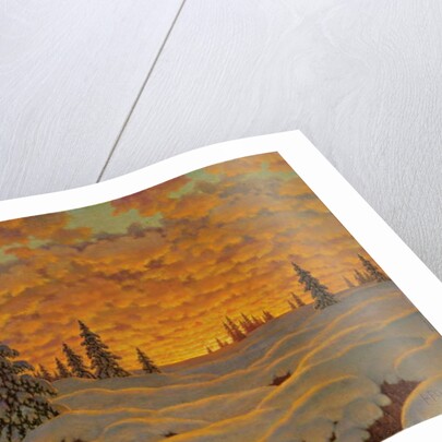 Sunset in Finland by Ivan Fedorovich Choultse