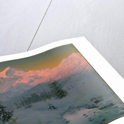 At the Foot of the Garmisch Mountains, Bavaria, 1922 by Ivan Fedorovich Choultse