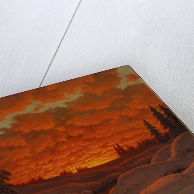 Winter Landscape by Ivan Fedorovich Choultse