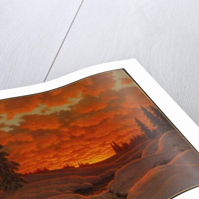 Winter Landscape by Ivan Fedorovich Choultse