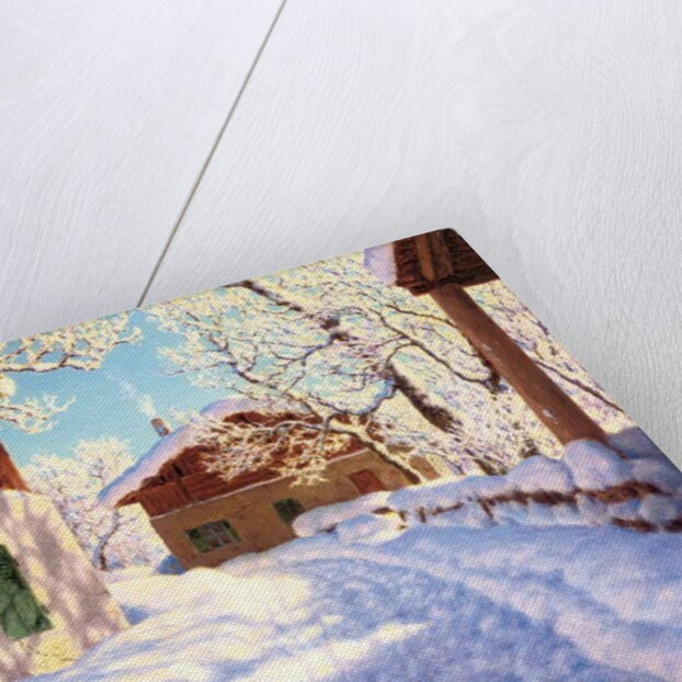 First snow by Ivan Fedorovich Choultse