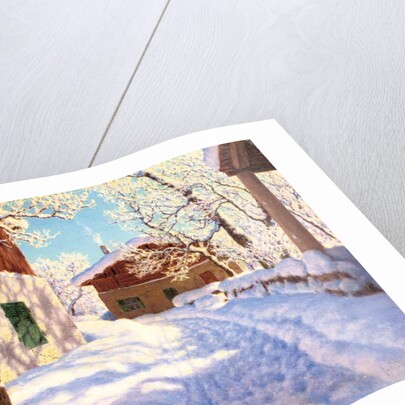 First snow by Ivan Fedorovich Choultse