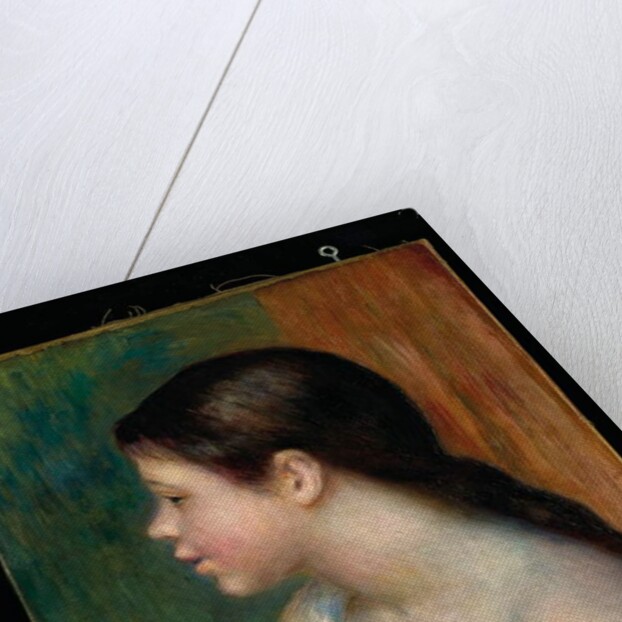 Head of a young girl, 1882 by Pierre Auguste Renoir