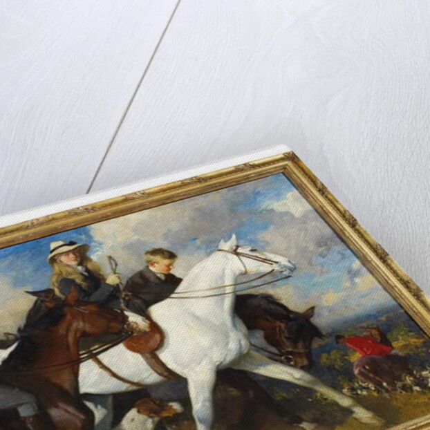 With the York and Ainsty - The Children of Mr Edward Lycett Green, M.F.H., 1904 by Charles Wellington Furse