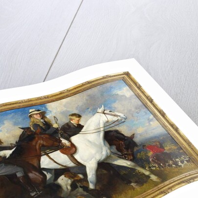 With the York and Ainsty - The Children of Mr Edward Lycett Green, M.F.H., 1904 by Charles Wellington Furse