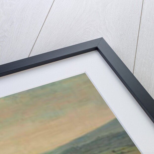 A view of the ruined Westby Hall, Yorkshire, with a hunting party in the foreground by Robert Griffier