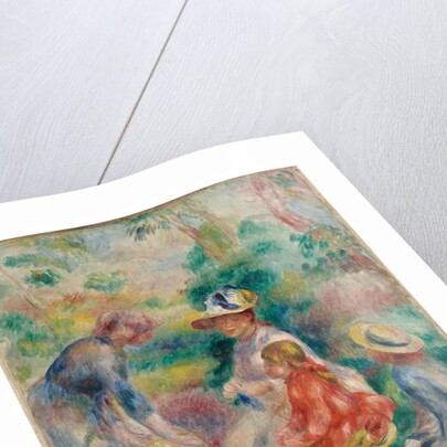 The apple seller, 1890 by Pierre Auguste Renoir