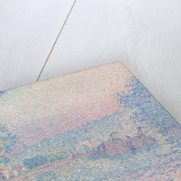 Samois, La Berge, matin, 1901 by Paul Signac