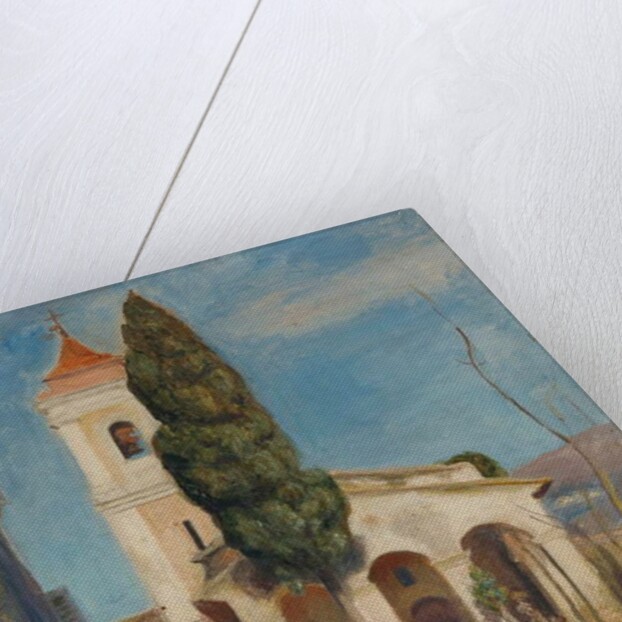 La Chapelle Notre-Dame de Protection au Haut-de-Cagnes, 1905 by Pierre Auguste Renoir