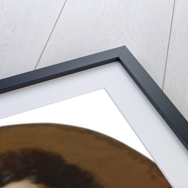 Portrait of the artist, bust-length, in a lace cravat and blue cloak by Hyacinthe Francois Rigaud