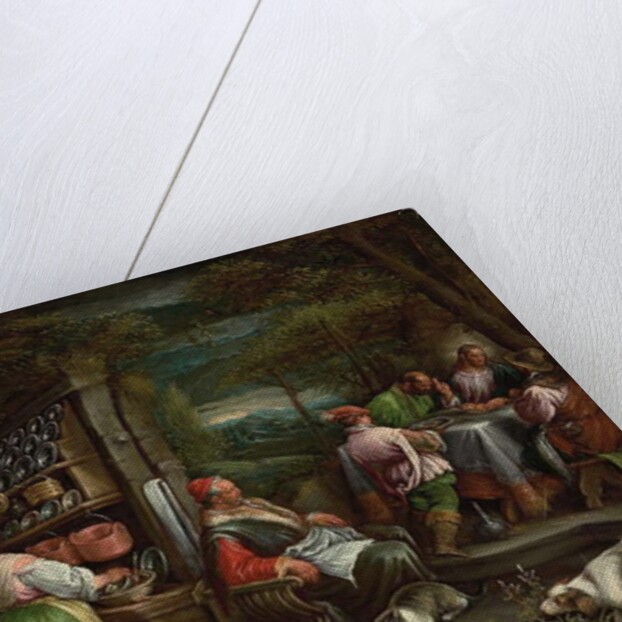 The Supper at Emmaus by Jacopo & Bassano Francesco Bassano