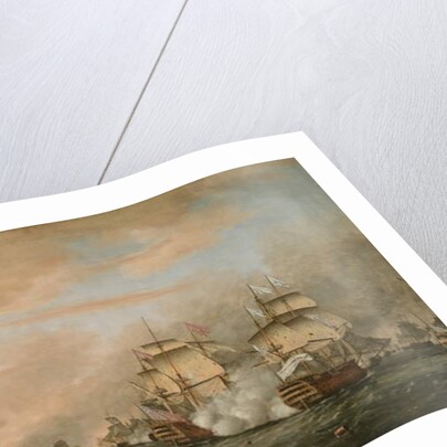 The Battle of the Saintes, 9-12 April 1782, 1783 by Thomas Whitcombe