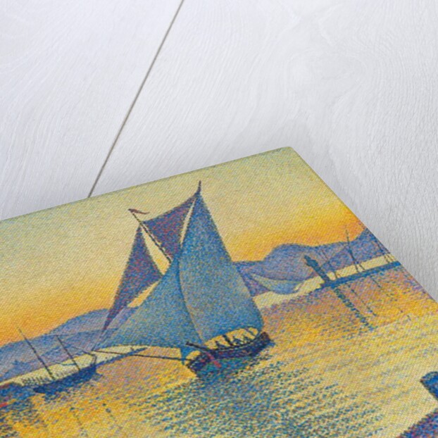 Le Port au soleil couchant, Opus 236, 1892 by Paul Signac