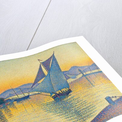 Le Port au soleil couchant, Opus 236, 1892 by Paul Signac