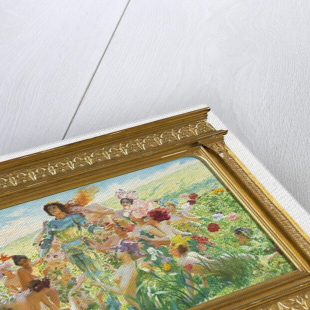 Le chevalier aux fleurs by Georges Marie Rochegrosse