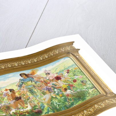 Le chevalier aux fleurs by Georges Marie Rochegrosse