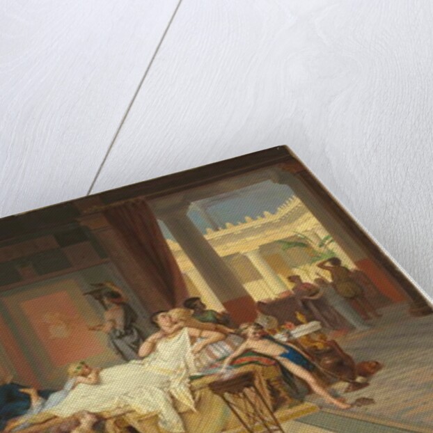 The Last Hour of Pompeii - The House of the Poet, 1869 by Pierre Oliver Joseph Coomans