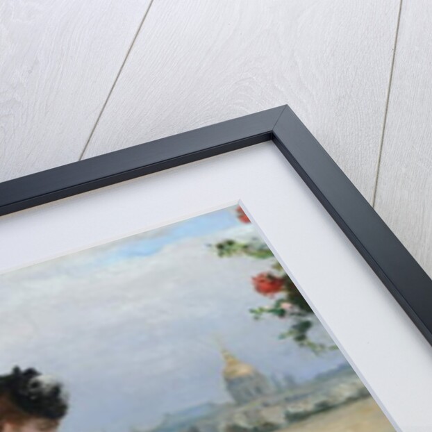 Woman and child on a balcony, 1872 by Berthe Morisot