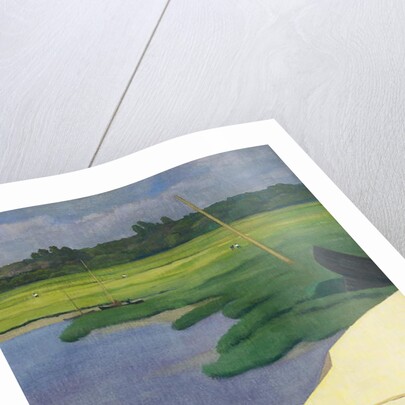 Quai de Berville, 1918 by Felix Edouard Vallotton