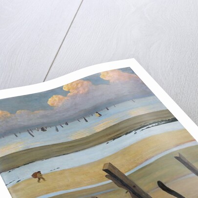 Low Tide at Villerville, 1922 by Felix Edouard Vallotton