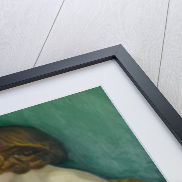 Young woman seated in profile, 1914 by Felix Edouard Vallotton